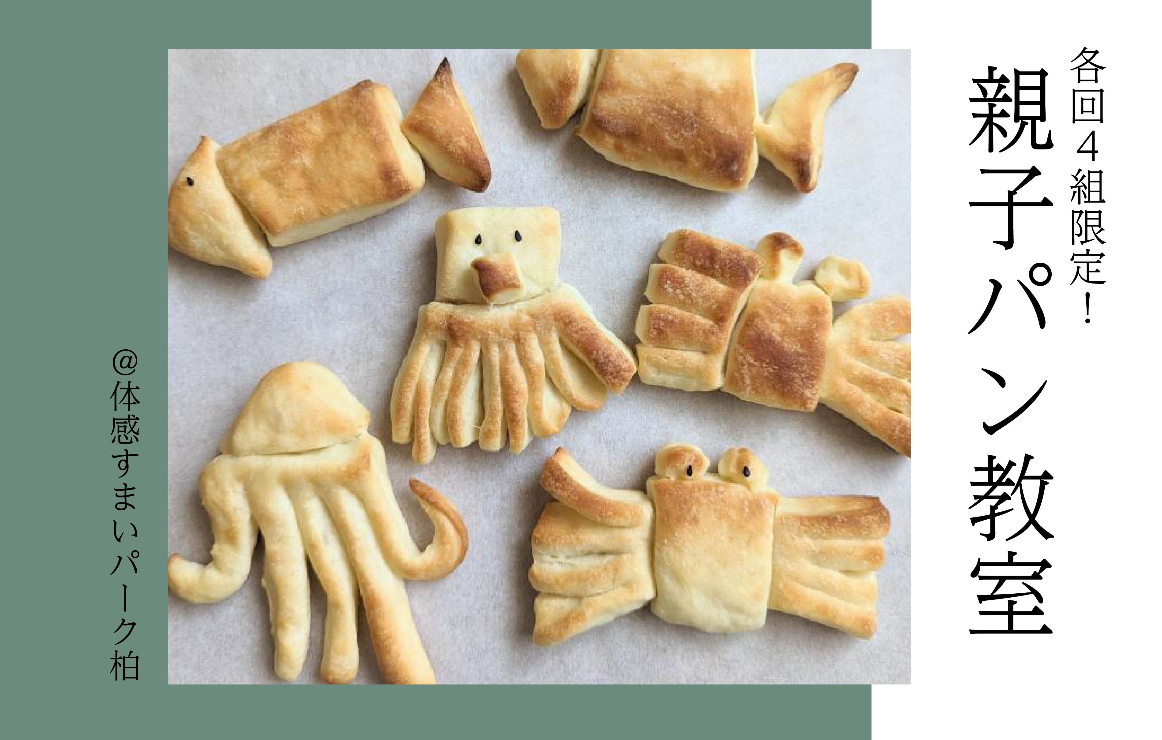 【各回4組限定】親子パン教室〈体感すまいパーク柏〉