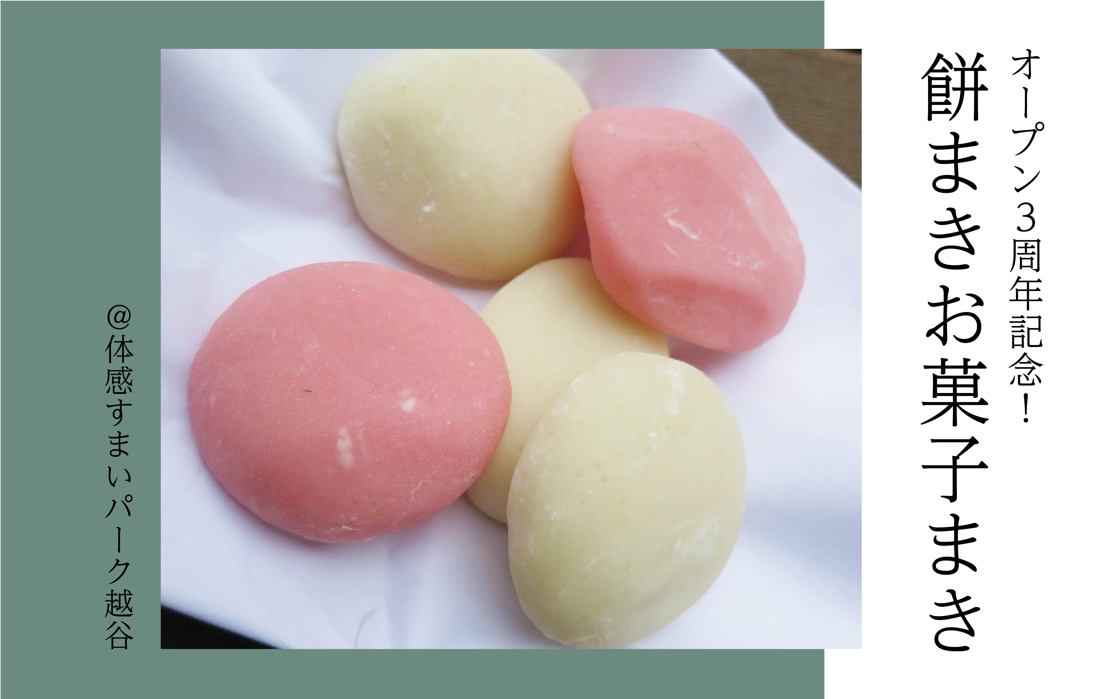 【新春】餅まきお菓子まき＜体感すまいパーク越谷＞