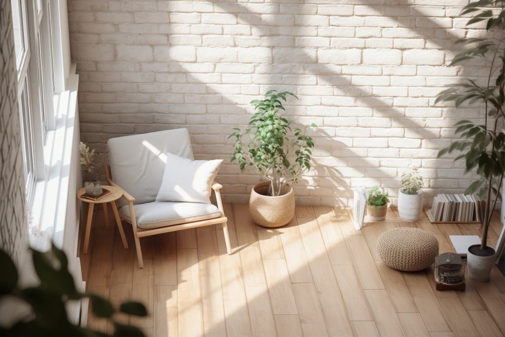 日当たりのいいリビング