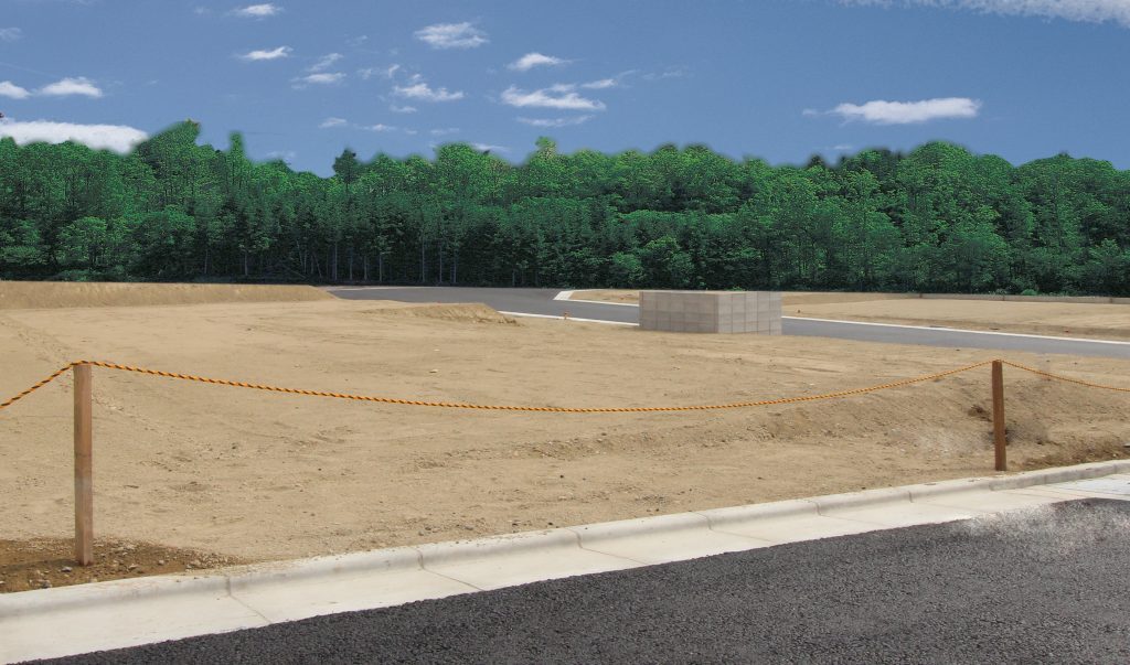 整備された土地